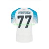 Koszulka SSC NAPOLI Face Game Kvaratskhelia 77 Domowe Stroje Piłkarskie 2022/23 Krótki Rękaw